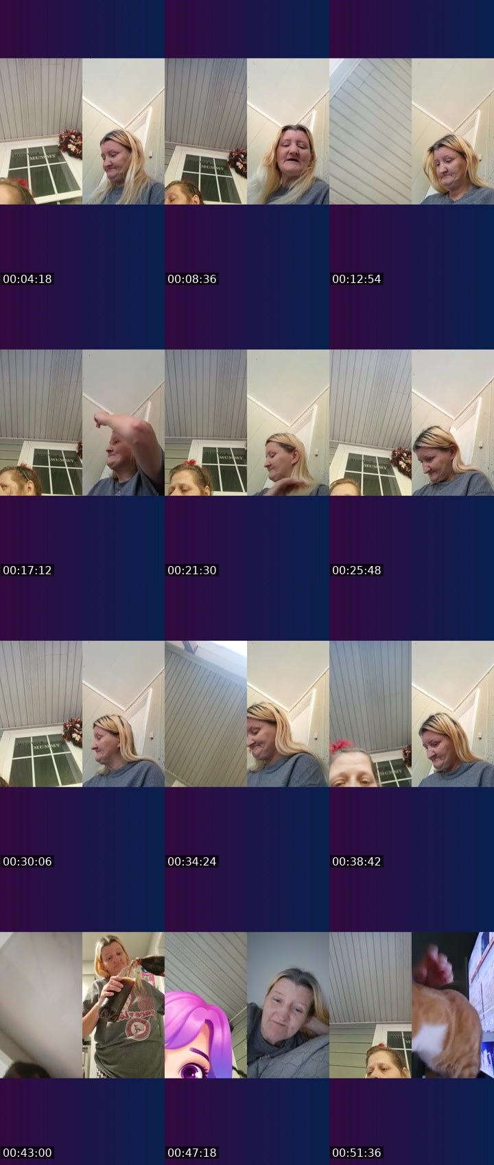Contact-sheet preview of WannaKnoA$kCece🫰's Liveme recording