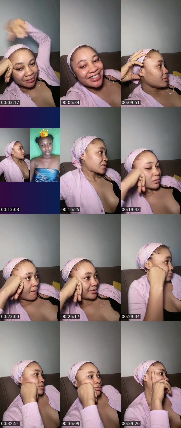 Contact-sheet preview of Bestgirl🤍's Liveme recording