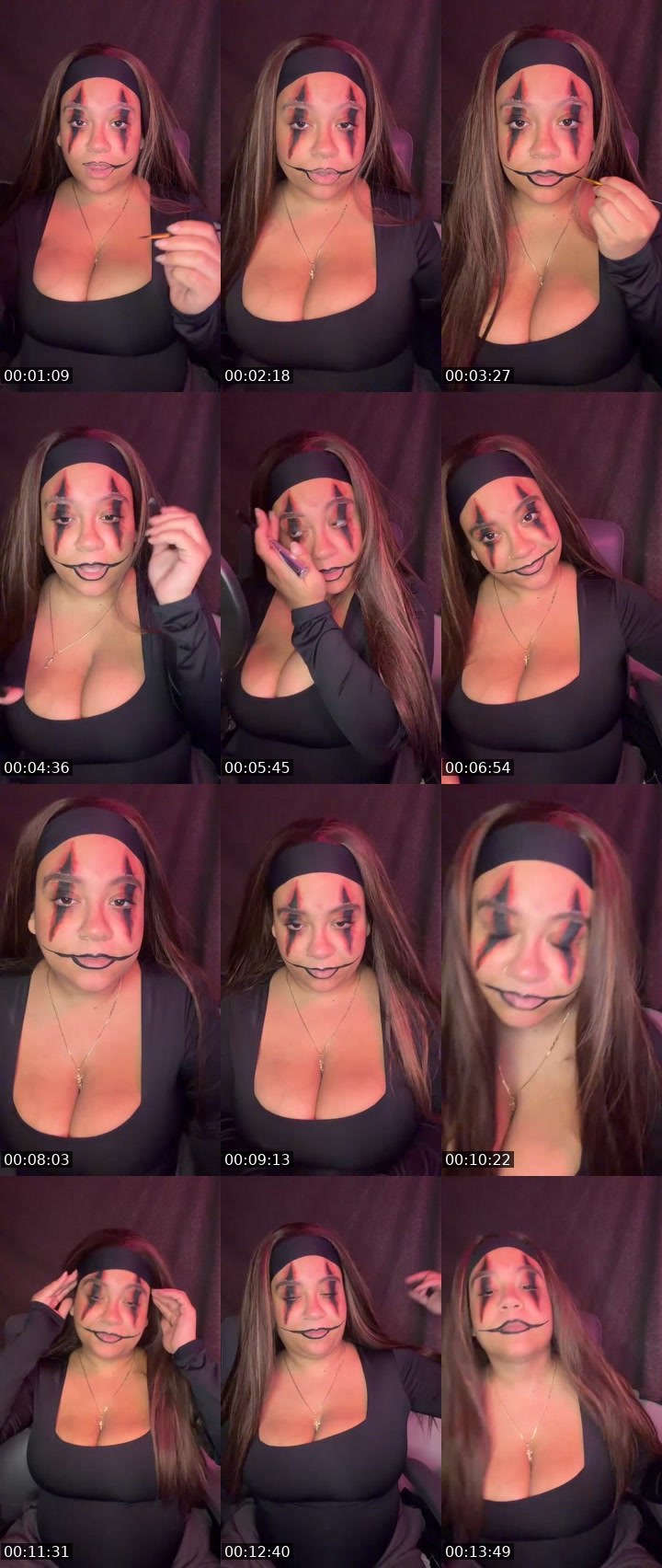 Contact-sheet preview of Softiee🌸's Liveme recording