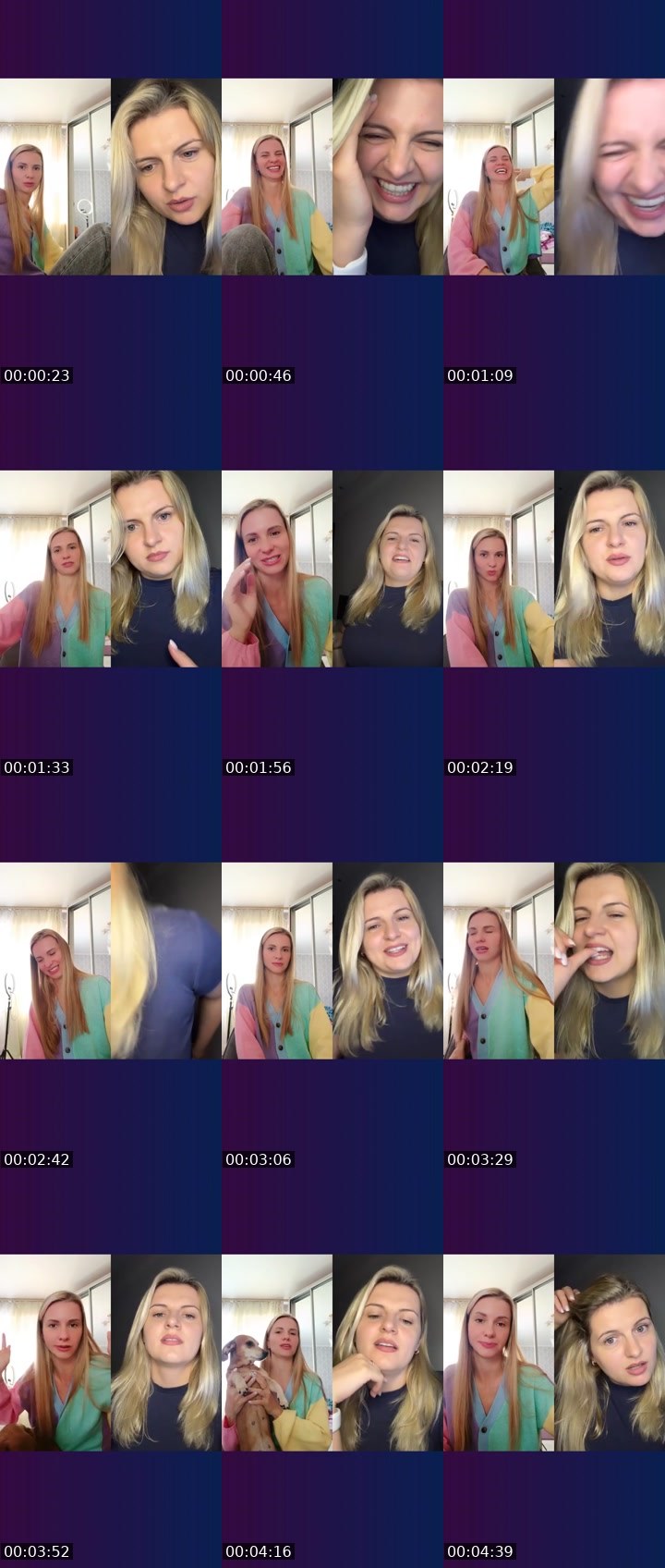 Contact-sheet preview of 🎀 Senorita 🎀's Liveme recording