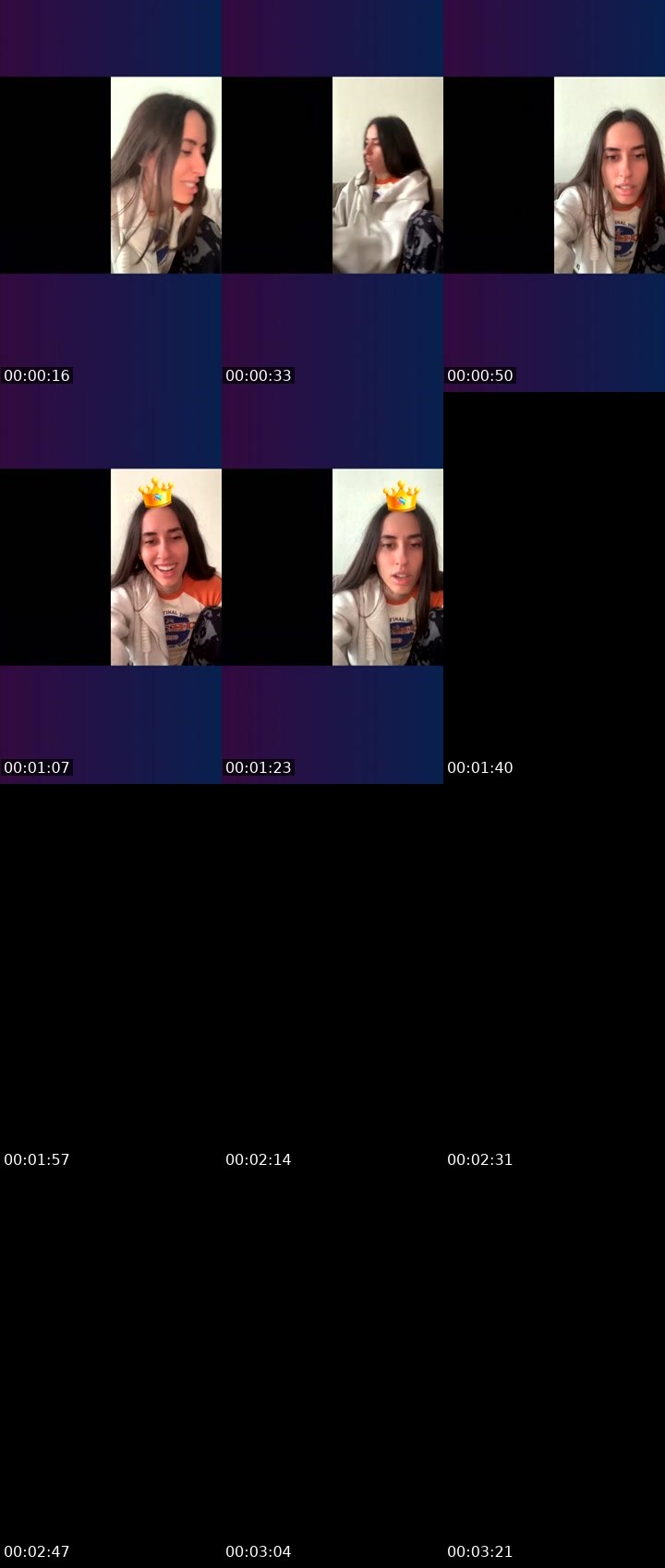 Contact-sheet preview of InsomniA.❤️‍🔥✨'s Liveme recording