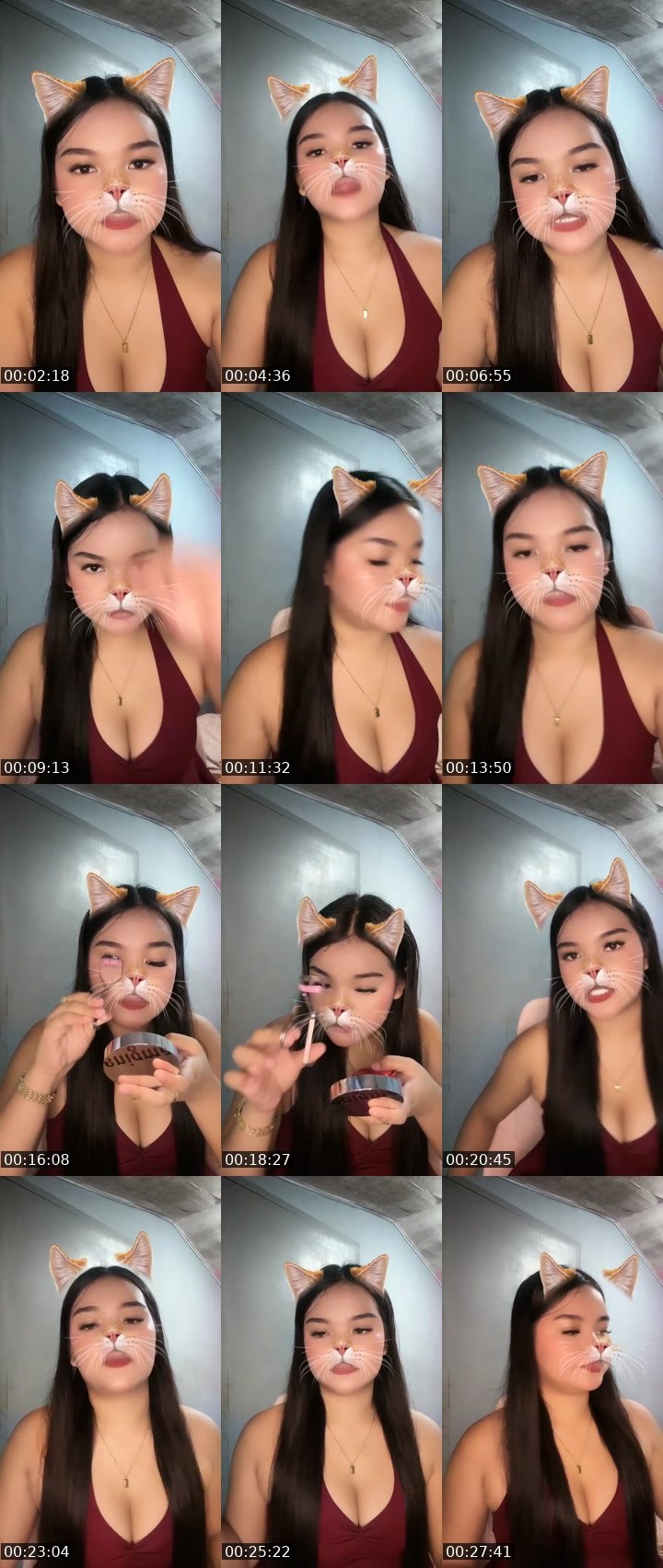 Contact-sheet preview of 👸🏻🍀𝓢𝓮𝓽𝓽𝔂♉️🍂's Liveme recording