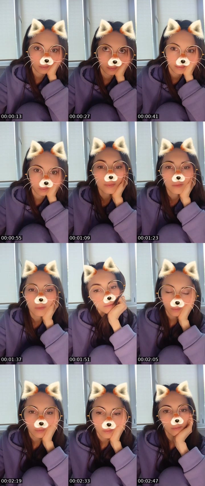 Contact-sheet preview of 25k💯Oly's Liveme recording
