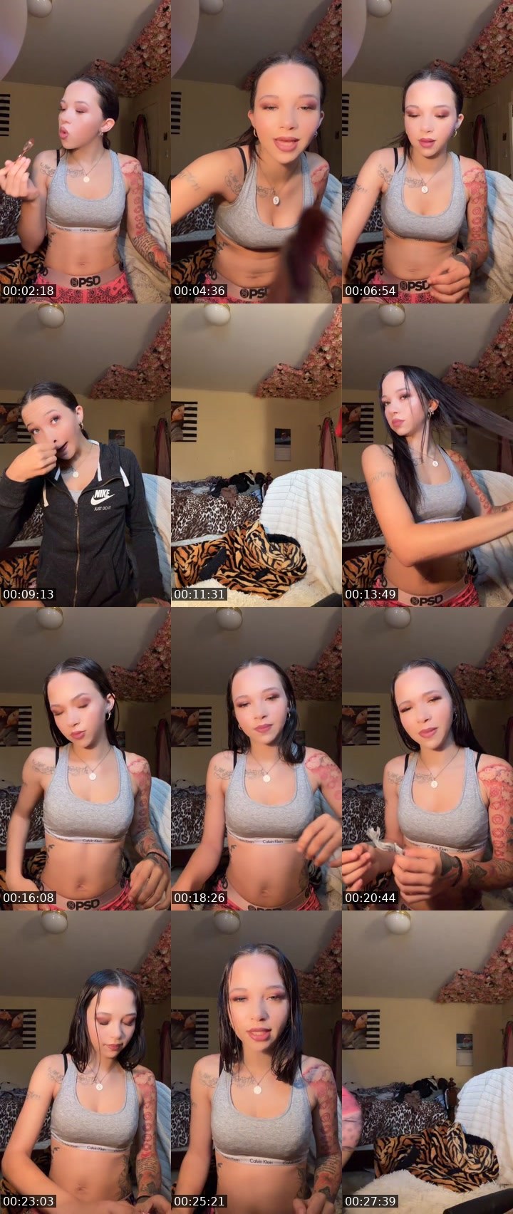 Contact-sheet preview of Goddessfaye's Liveme recording