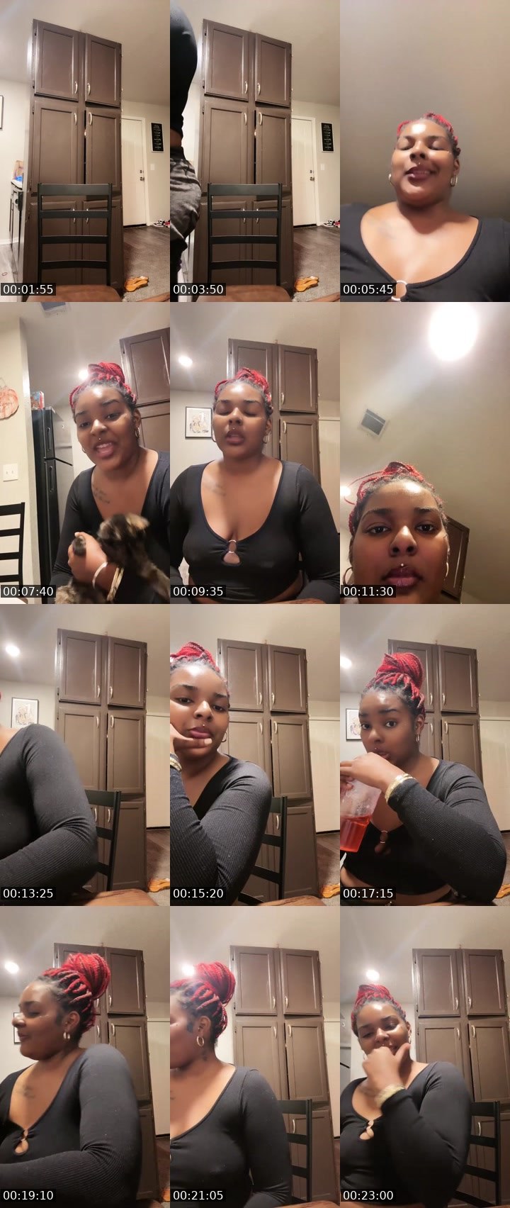 Contact-sheet preview of Jada_Rain❤️'s Liveme recording