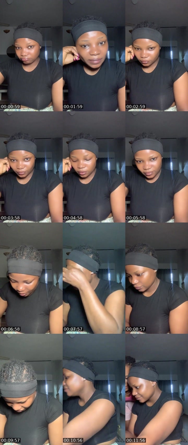 Contact-sheet preview of Unique❣️'s Liveme recording