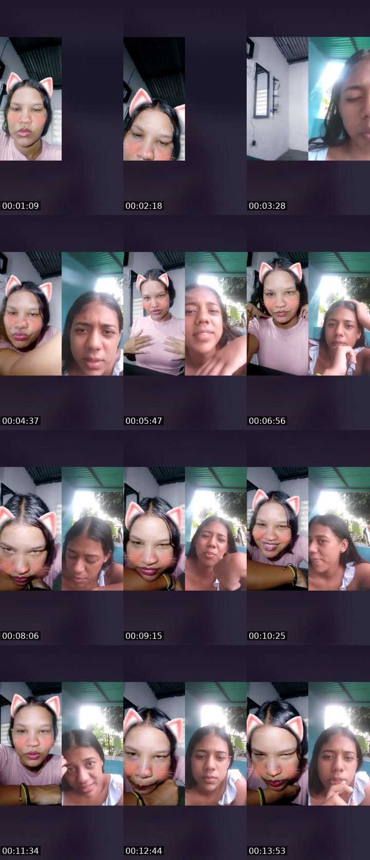 Contact-sheet preview of 👑⃤Dane🎀's Liveme recording