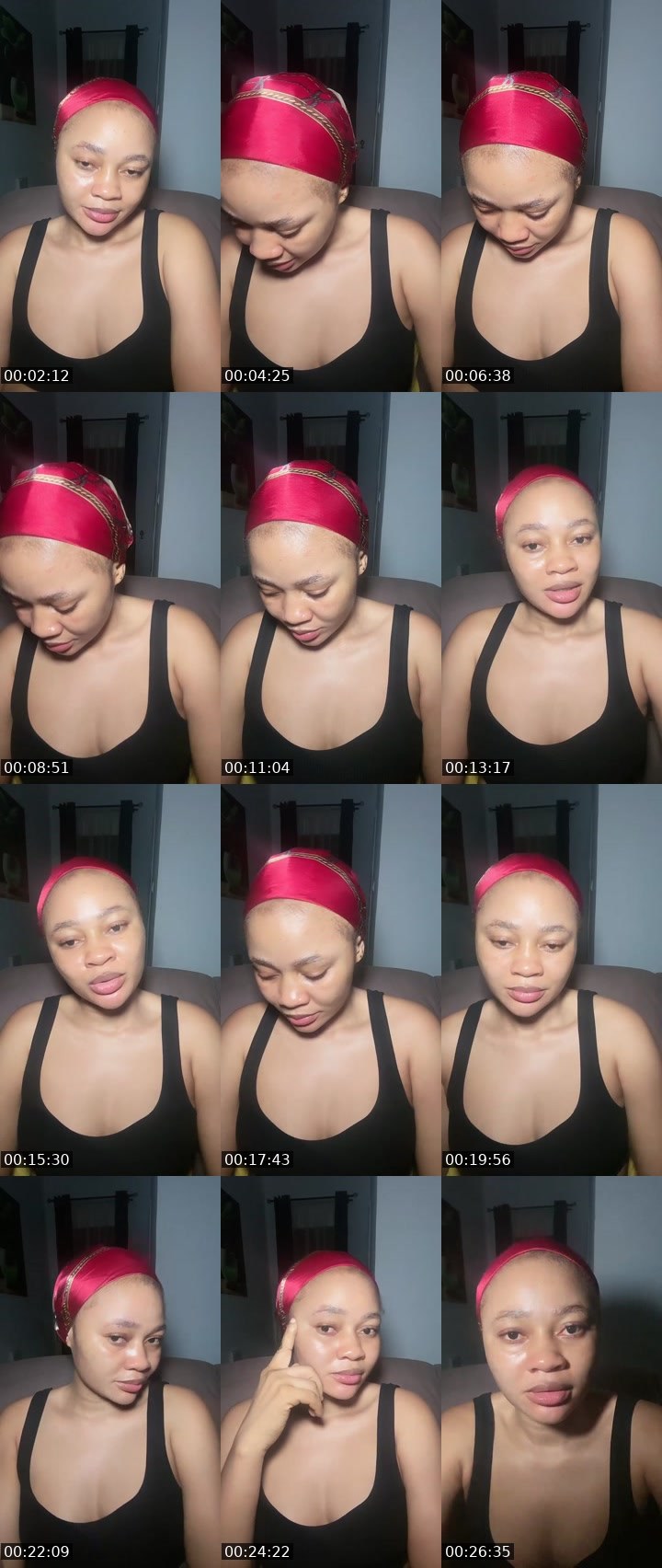 Contact-sheet preview of Bestgirl🤍's Liveme recording