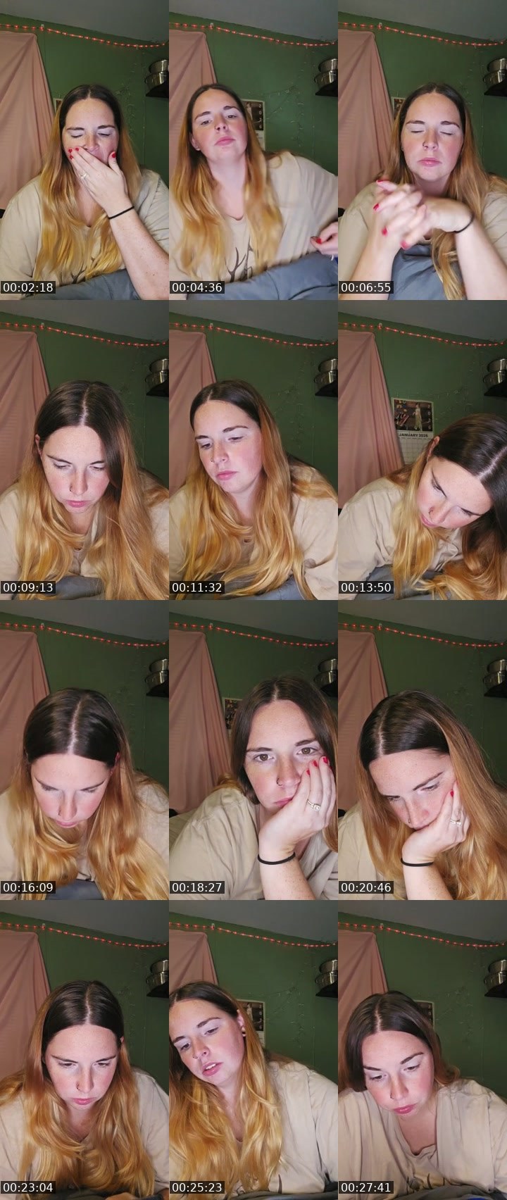 Contact-sheet preview of alissa🥰🩵's Liveme recording