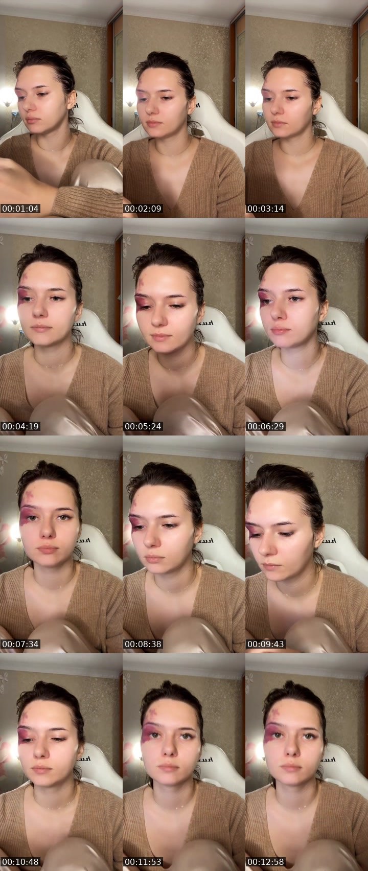 Contact-sheet preview of Krystyna💋's Liveme recording