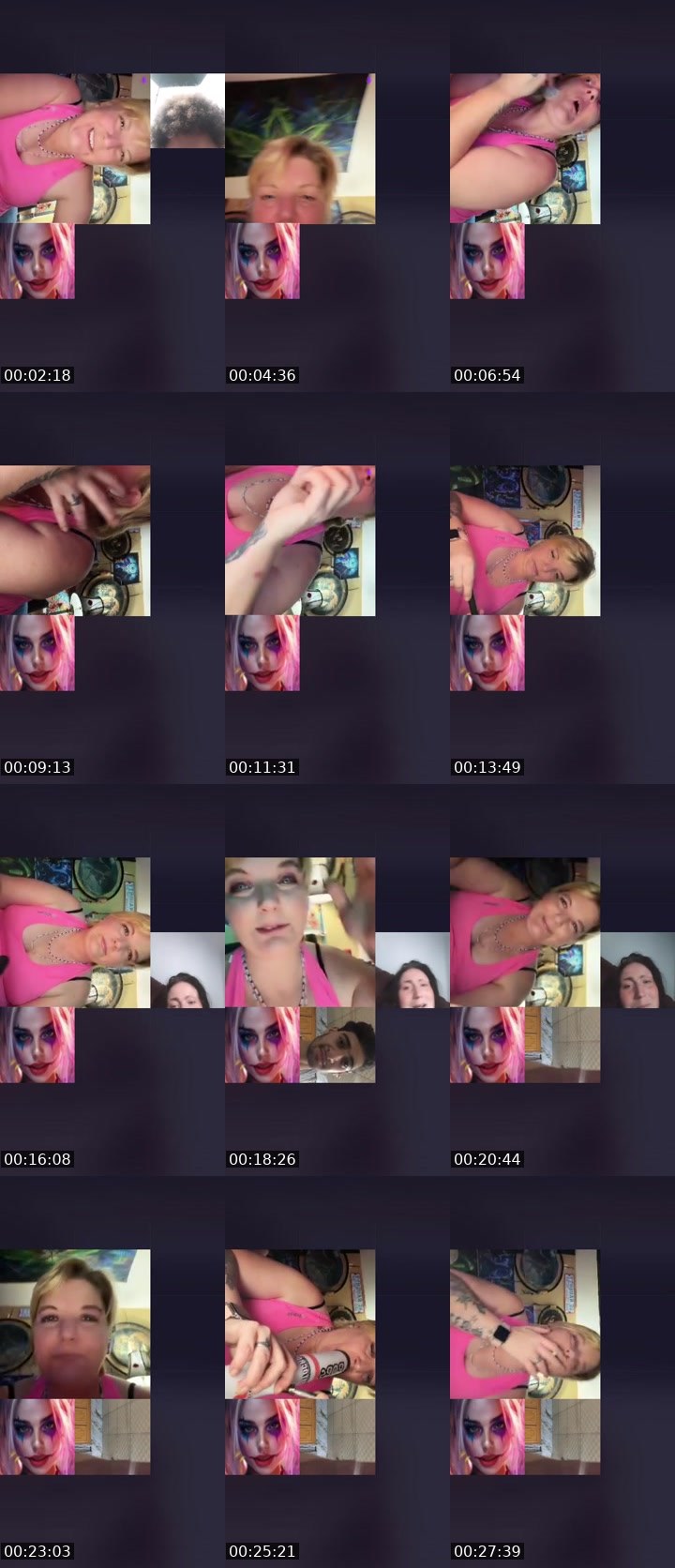 Contact-sheet preview of ɱ ʝ ❌⭕️ b̶un̶n̶y̶ 🐇's Liveme recording