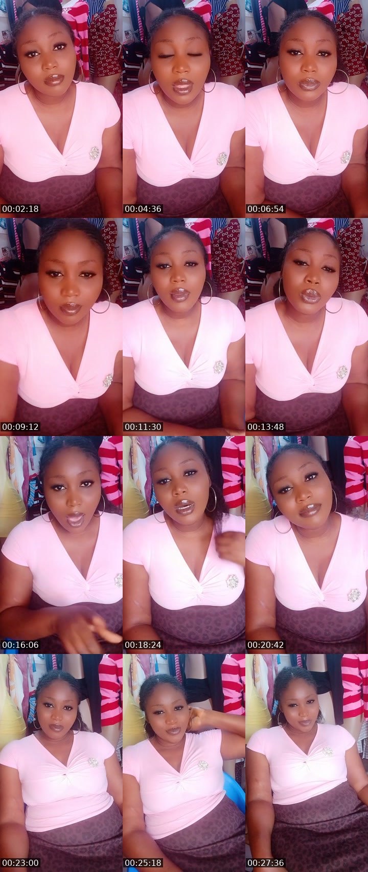 Contact-sheet preview of ♡Pulcher's Liveme recording