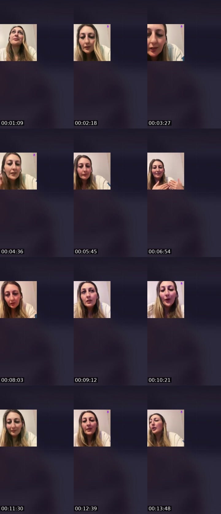 Contact-sheet preview of 🦋🦋 𝓝𝓲𝓷𝓪 🦋🦋's Liveme recording