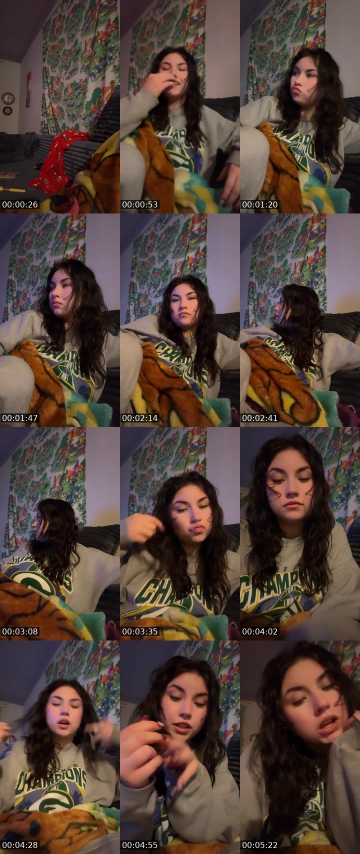 Contact-sheet preview of lexoxo's Liveme recording