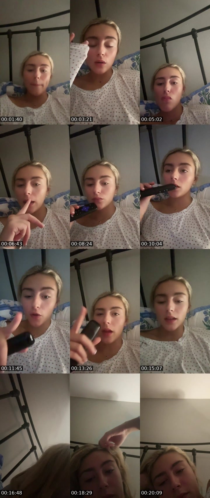 Contact-sheet preview of Emerson grace💗's Liveme recording