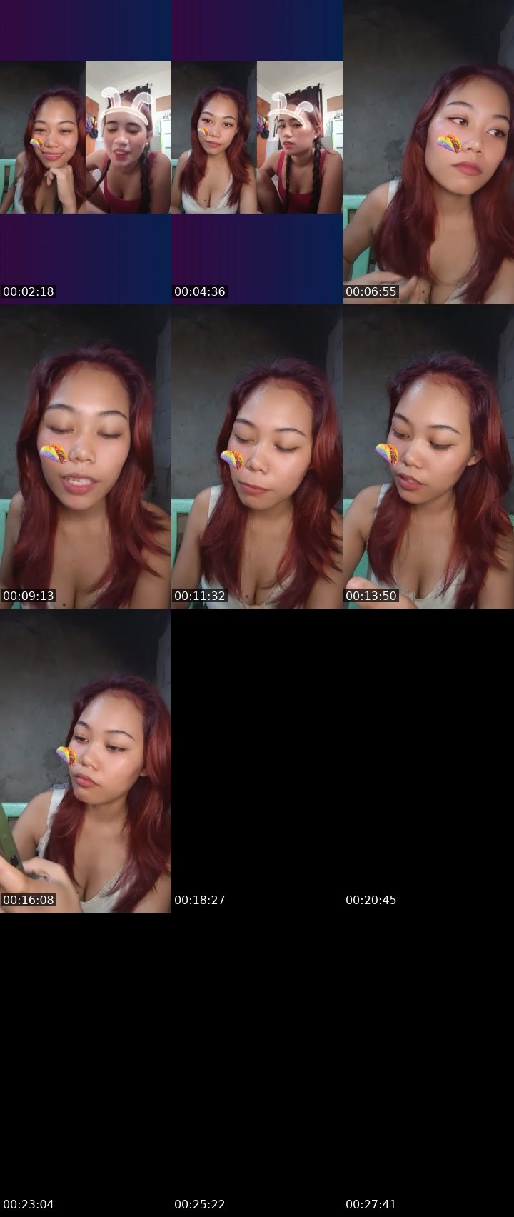 Contact-sheet preview of 👸Katie🧙NP's Liveme recording