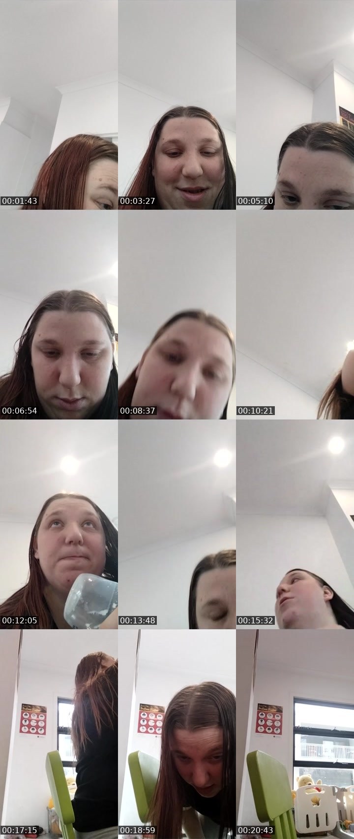Contact-sheet preview of Kandy Baby's Liveme recording