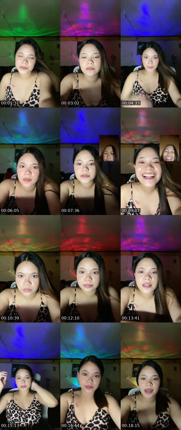 Contact-sheet preview of 18k👸Zia🐉(NP)'s Liveme recording