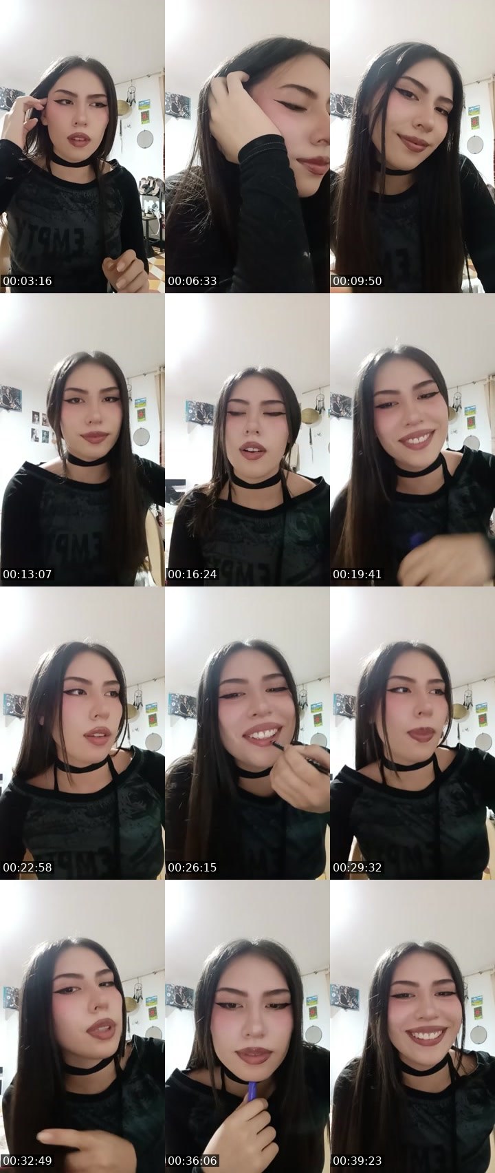 Contact-sheet preview of 🦋💫 Mila_22's Liveme recording