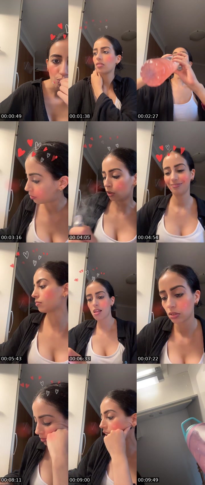 Contact-sheet preview of 𝐌𝐘𝐒𝐓𝐄𝐑𝐘 🐝's Liveme recording