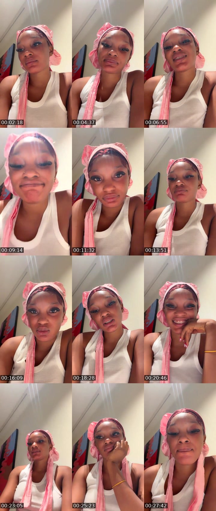 Contact-sheet preview of 💸LIONESS @KING💪💪's Liveme recording