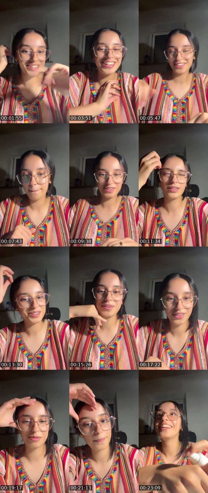 Contact-sheet preview of 𝒘𝟐𝟕𝒕𝒍☆𝑩𝑹's Liveme recording