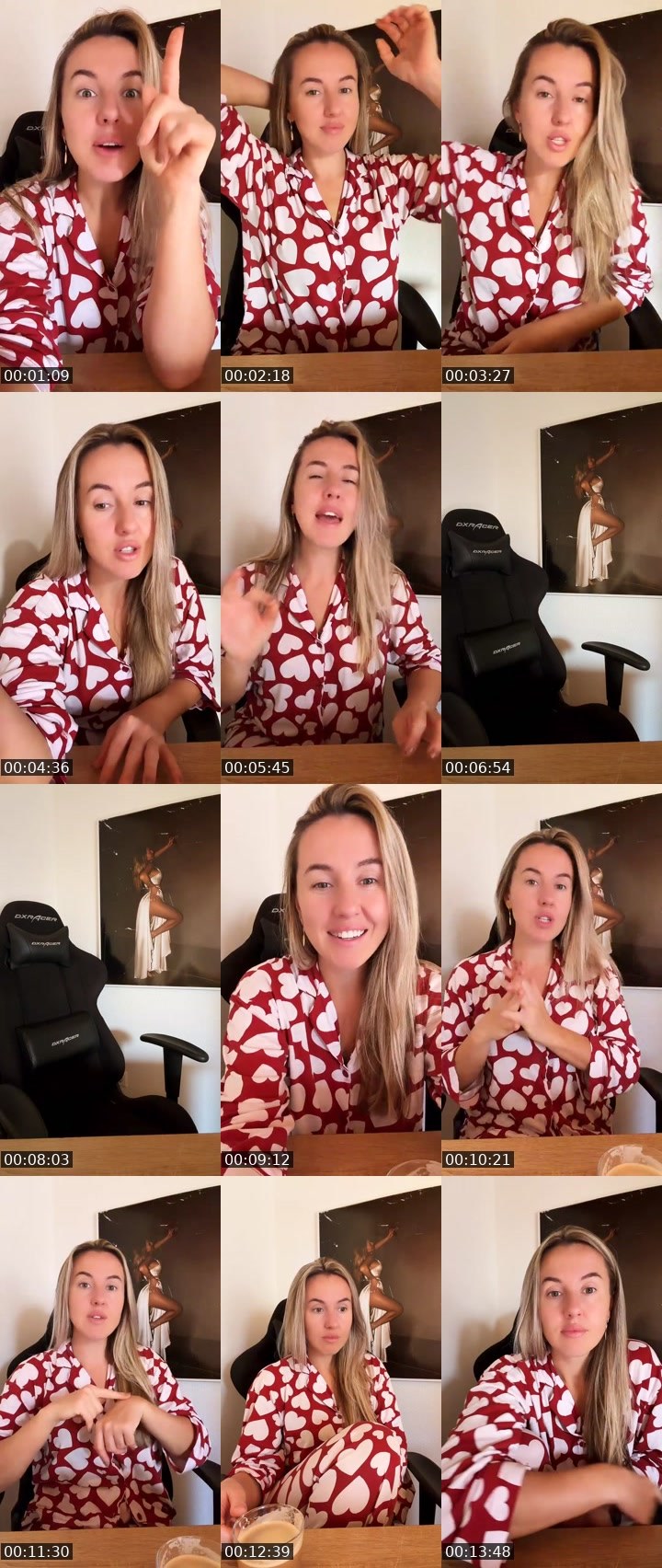 Contact-sheet preview of ☕️𝑽𝑰𝑹𝑮𝑰𝑵𝑰𝑨🍂's Liveme recording