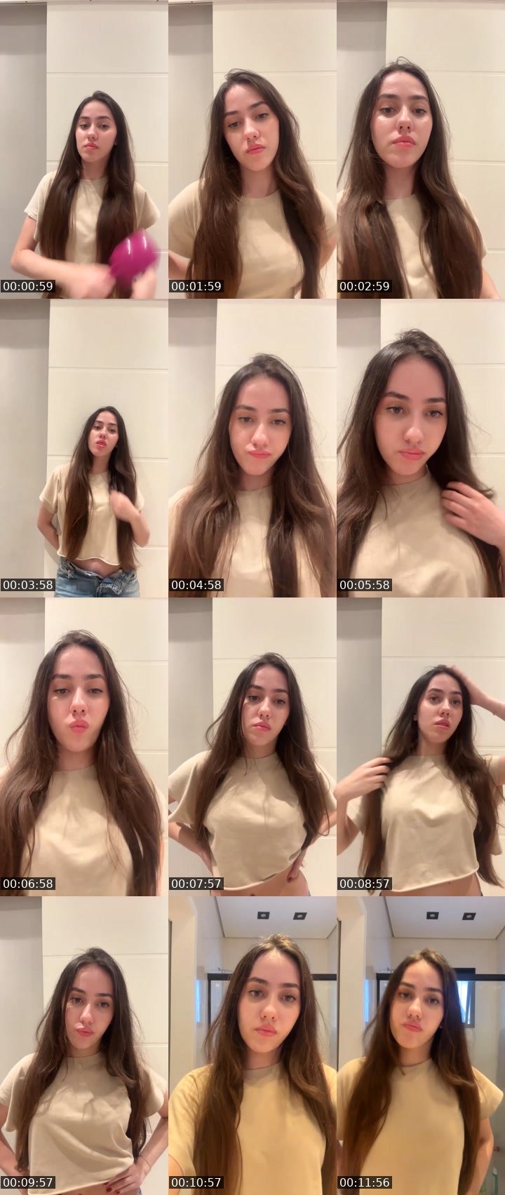 Contact-sheet preview of Isabelle_0008's Liveme recording