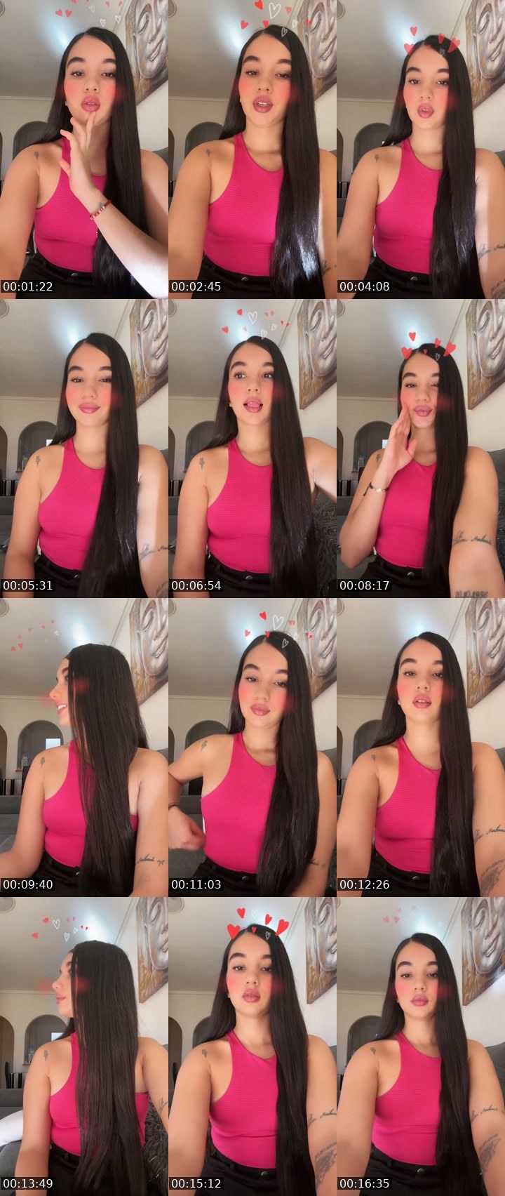 Contact-sheet preview of ✨🌩️𝓛𝓮𝓲𝓭𝔂❤️‍🔥✨'s Liveme recording