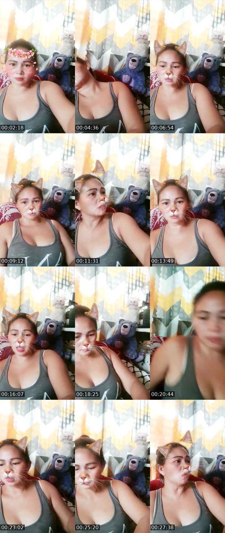 Contact-sheet preview of ᵀᴿˢ&P⭕️Ella🔥's Liveme recording
