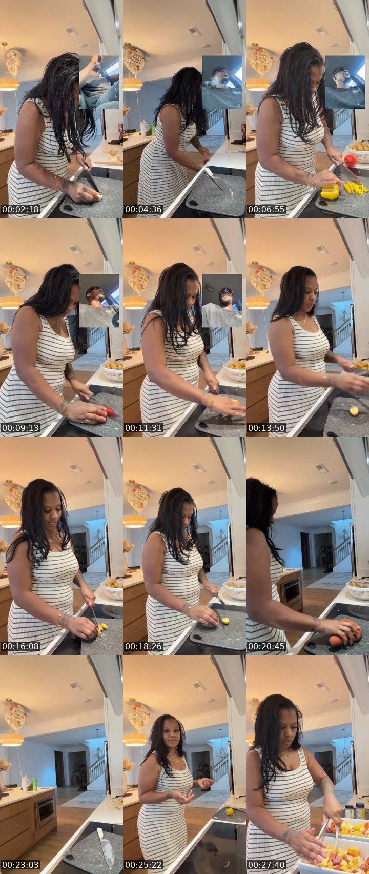 Contact-sheet preview of Vix 🌬's Liveme recording
