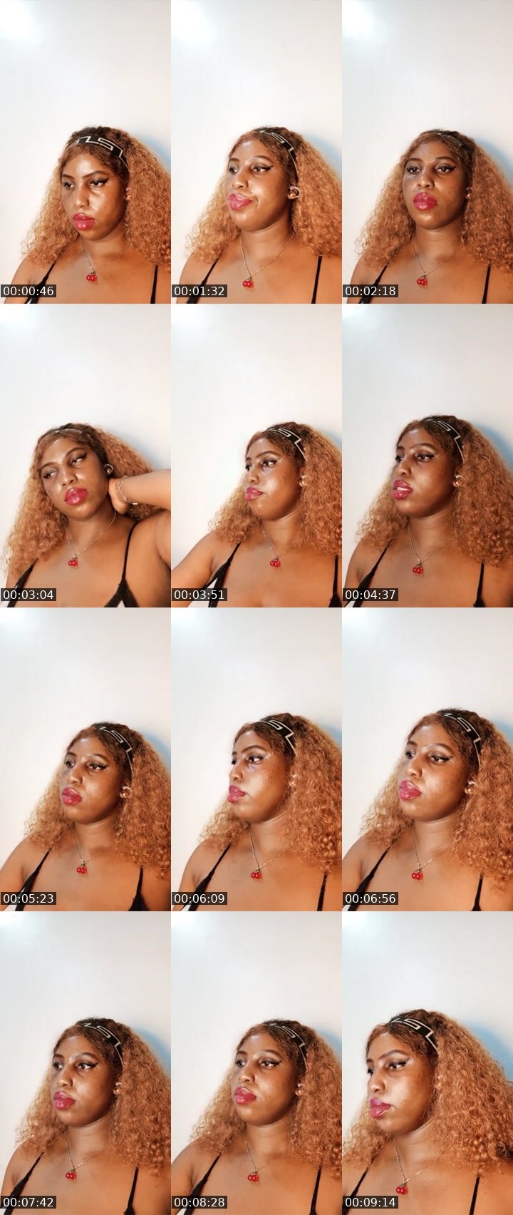 Contact-sheet preview of Caramel 🏦's Liveme recording
