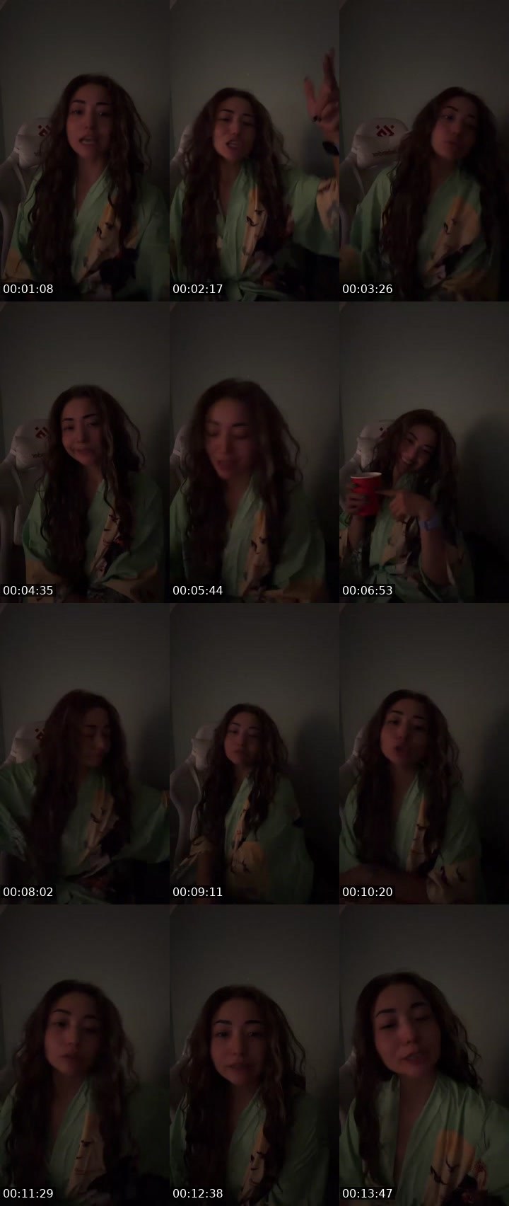 Contact-sheet preview of 🌚🍃's Liveme recording