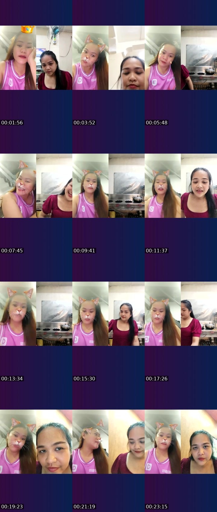 Contact-sheet preview of TA Ghost Angel - NP's Liveme recording