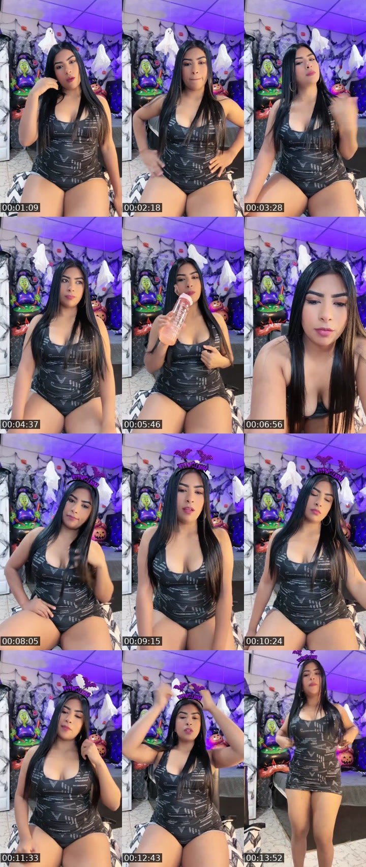 Contact-sheet preview of ☁️Ms. April🔮💯's Liveme recording