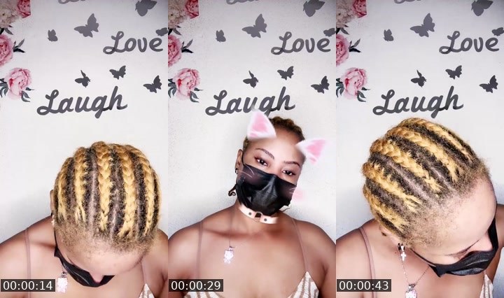Contact-sheet preview of AlphaB's Liveme recording