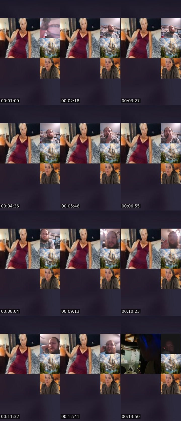 Contact-sheet preview of 🔥420🔥hottie's Liveme recording