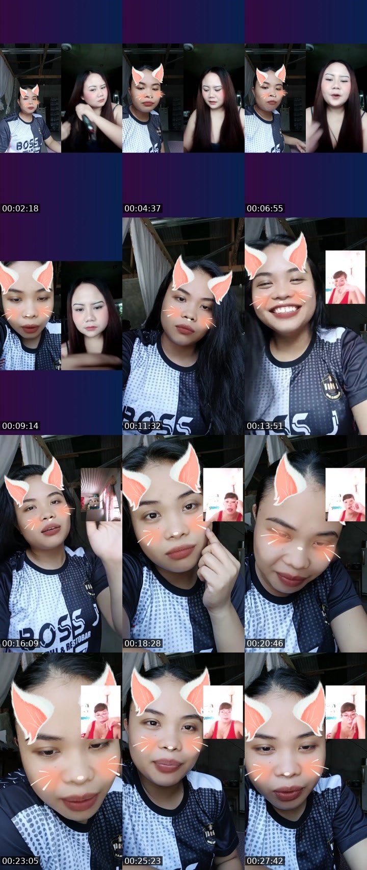 Contact-sheet preview of 💸$ᴵᴬ💎Ann🌷's Liveme recording