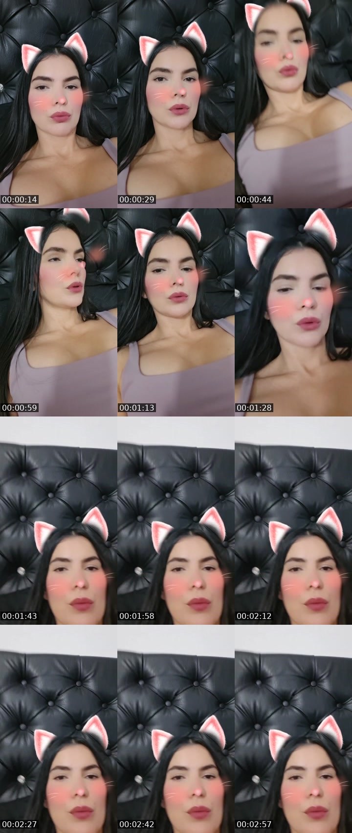 Contact-sheet preview of Eve 🇻🇪☁️🩷's Liveme recording