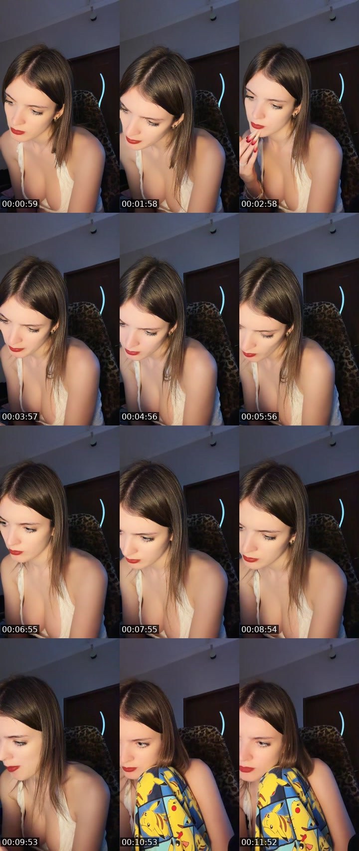 Contact-sheet preview of ⭐️🅂🄷🄰🄽🄸🄰⭐️'s Liveme recording