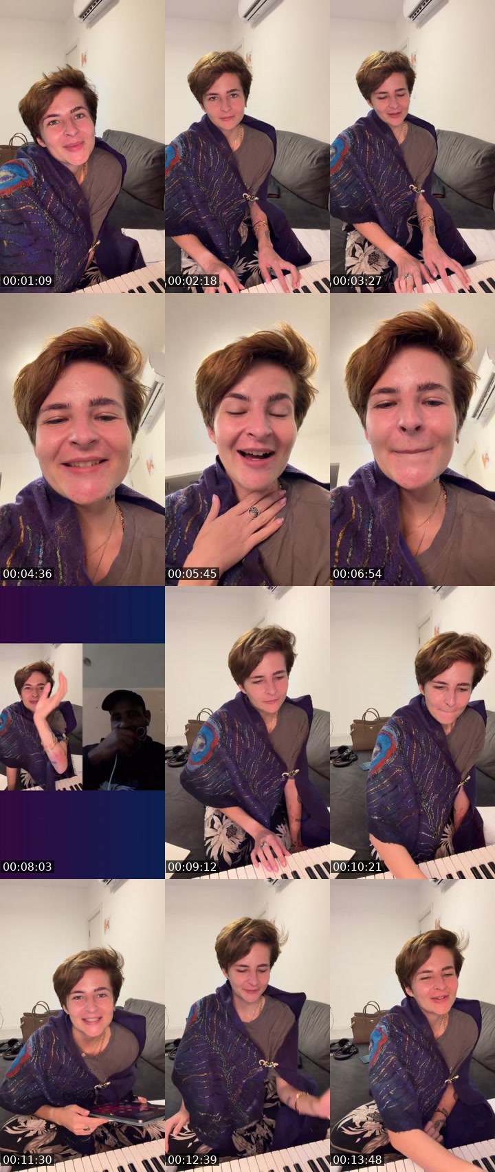Contact-sheet preview of ❤️Buba❤️'s Liveme recording