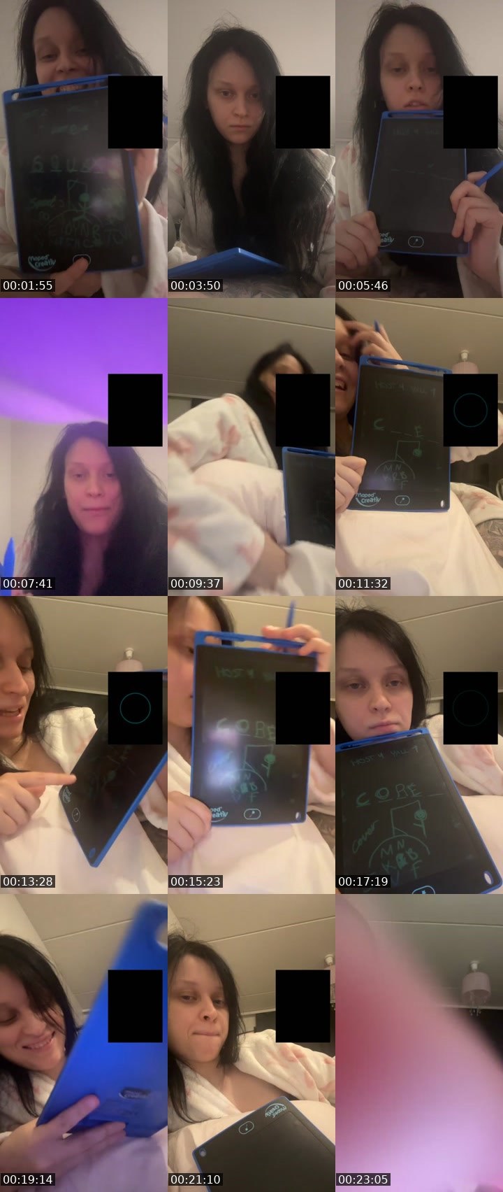 Contact-sheet preview of Inkkuu's Liveme recording