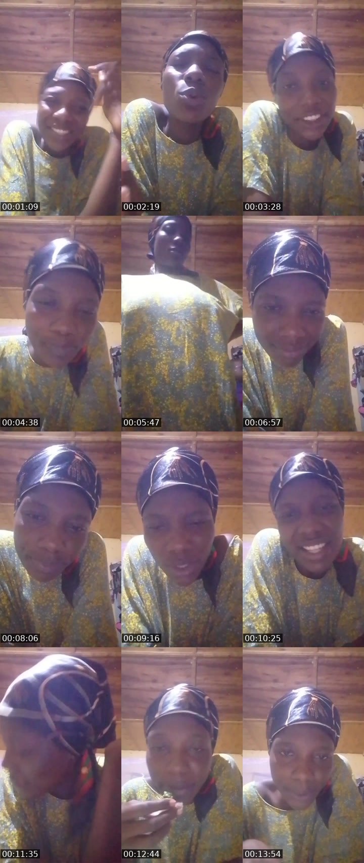 Contact-sheet preview of ramla sifa's Liveme recording