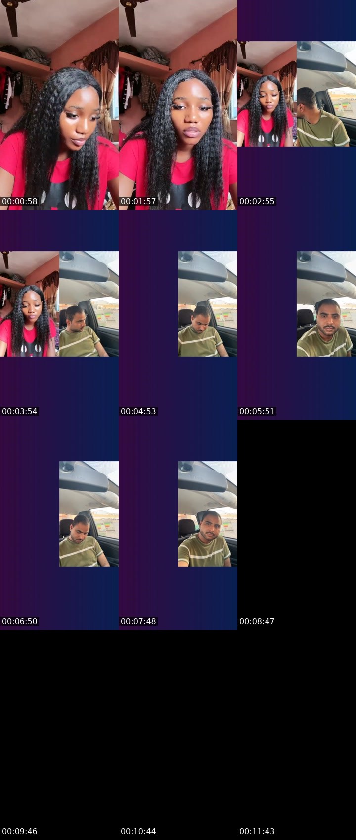 Contact-sheet preview of Golden-285120851's Liveme recording