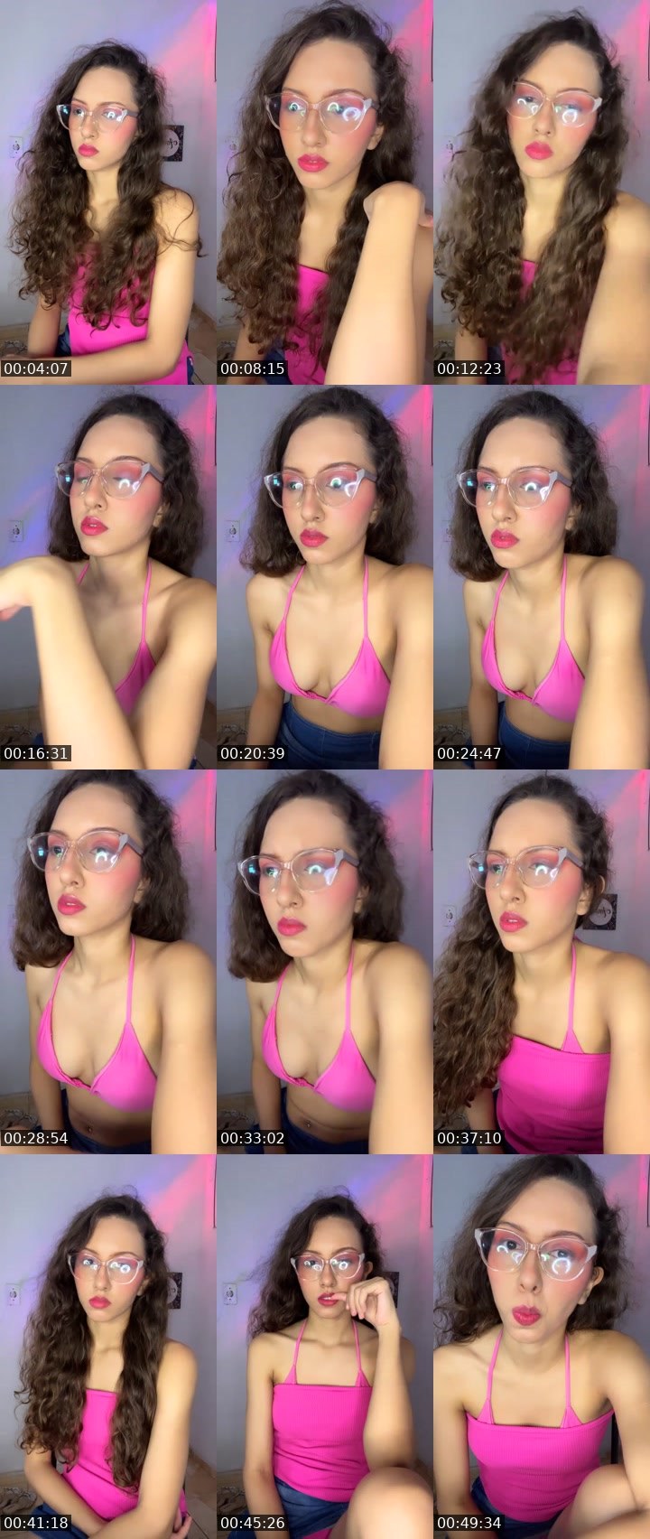 Contact-sheet preview of Baby Light💖💸's Liveme recording