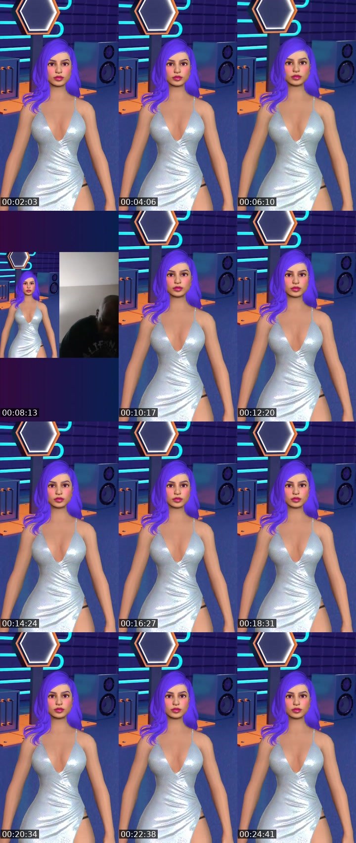 Contact-sheet preview of 💎MissJewel™🔥's Liveme recording