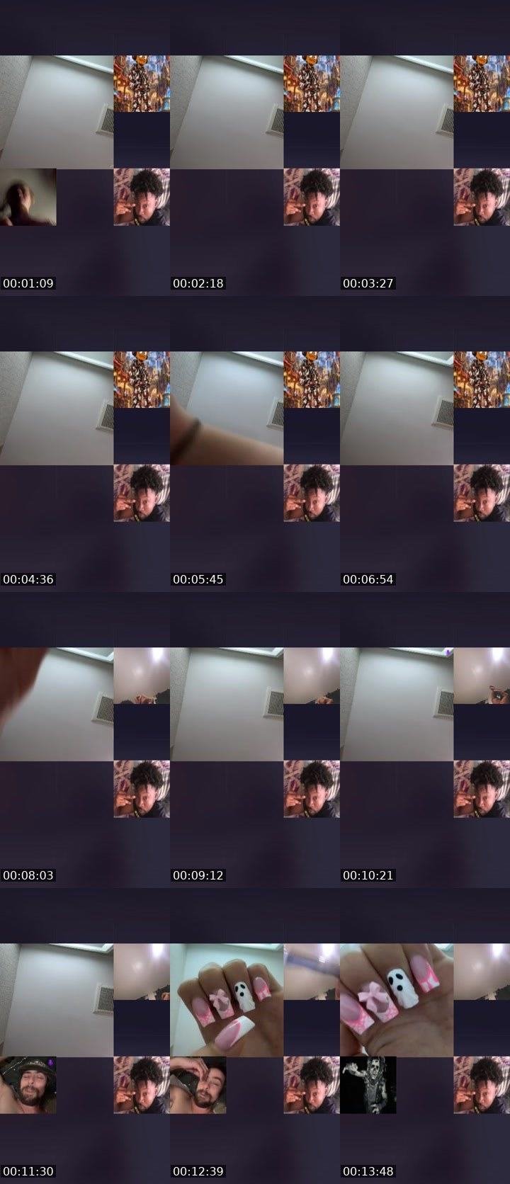 Contact-sheet preview of Moneybaby🩷's Liveme recording
