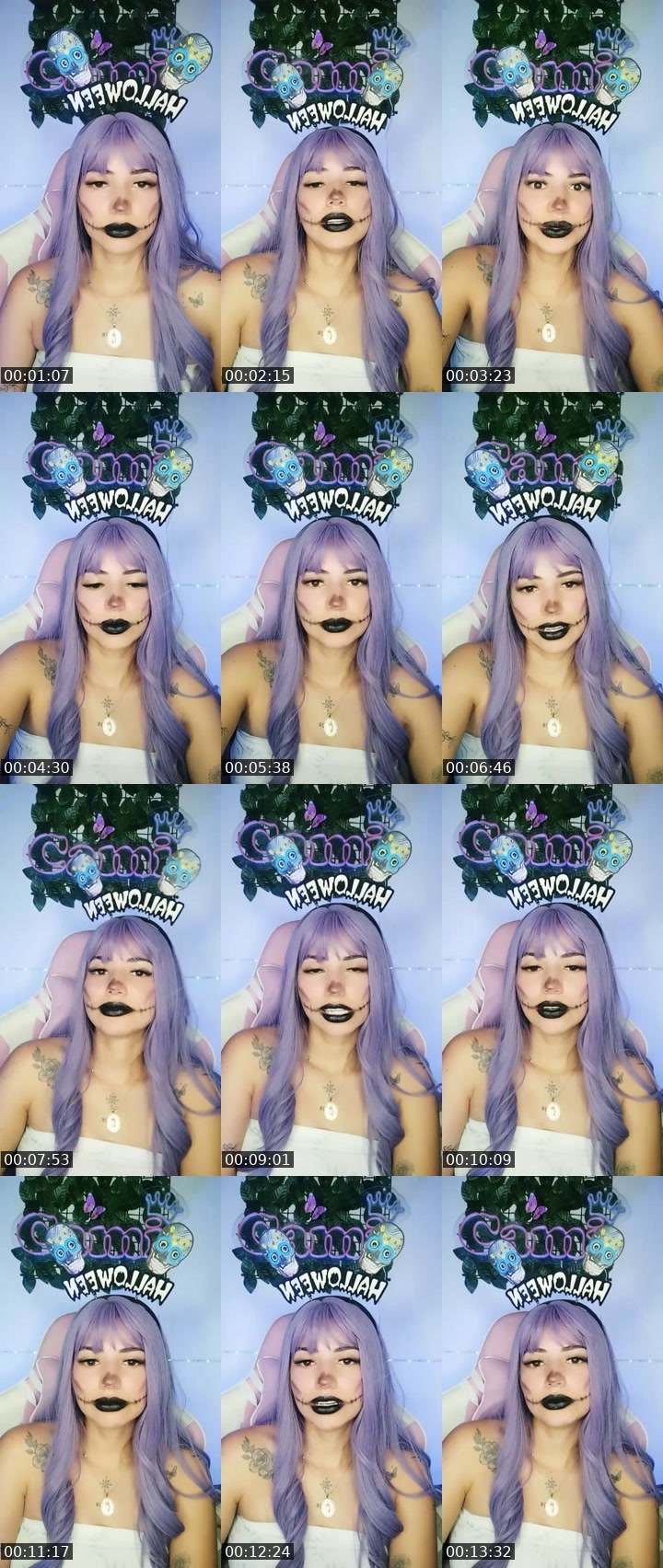 Contact-sheet preview of 🌐 Cami👑🌻's Liveme recording