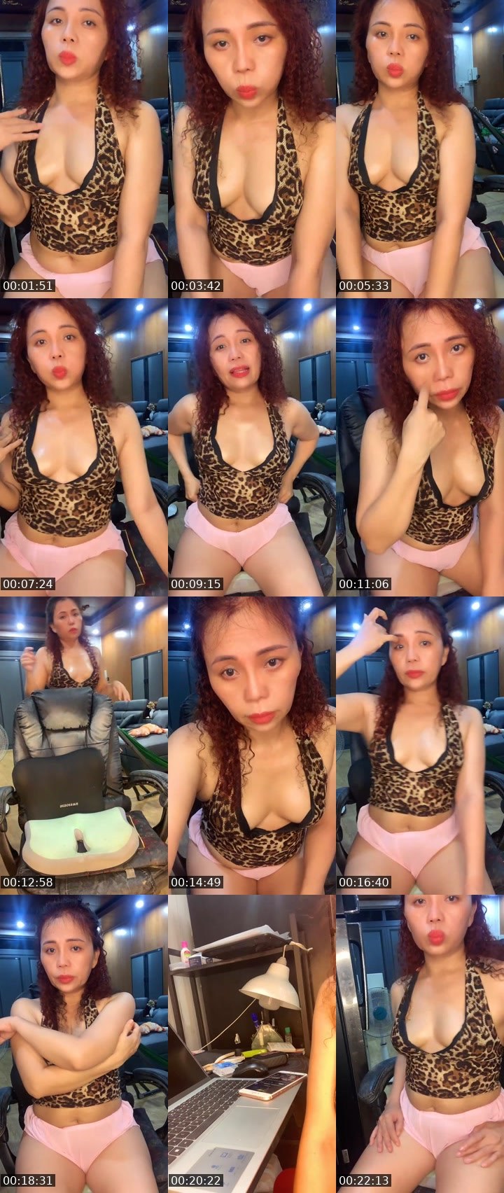 Contact-sheet preview of Kimkim🏃‍♀️🏃‍♀️'s Liveme recording