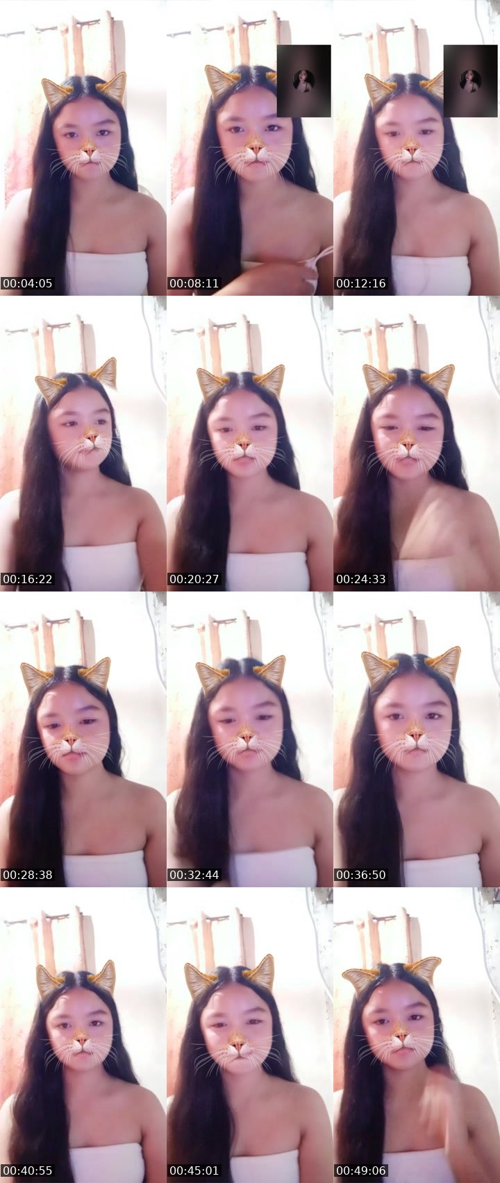 Contact-sheet preview of 👸🏻 nyx 🦄's Liveme recording